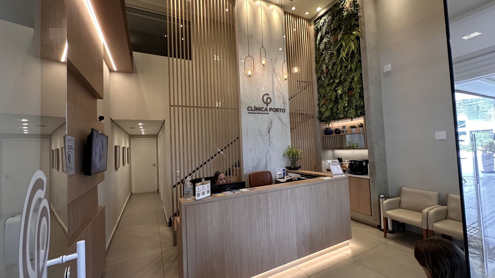 Recepção da Clínica Porto Medical Hub