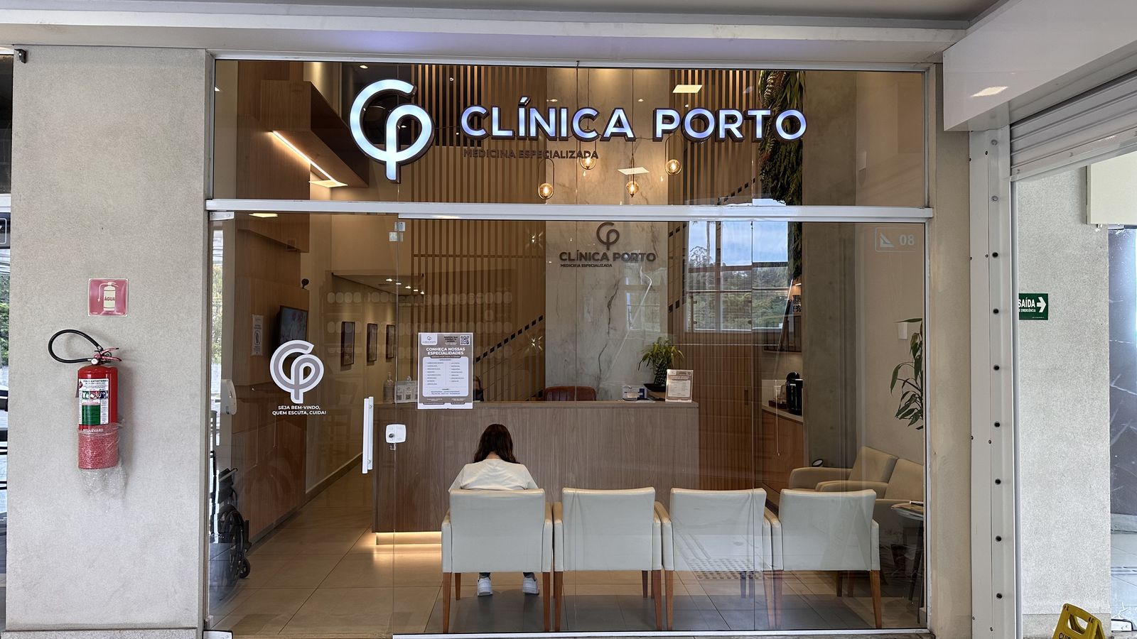 Entrada da Clínica Porto Medical Hub